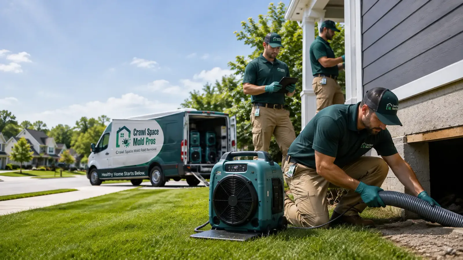 Crawl Space Mold Removal in Basking Ridge, NJ